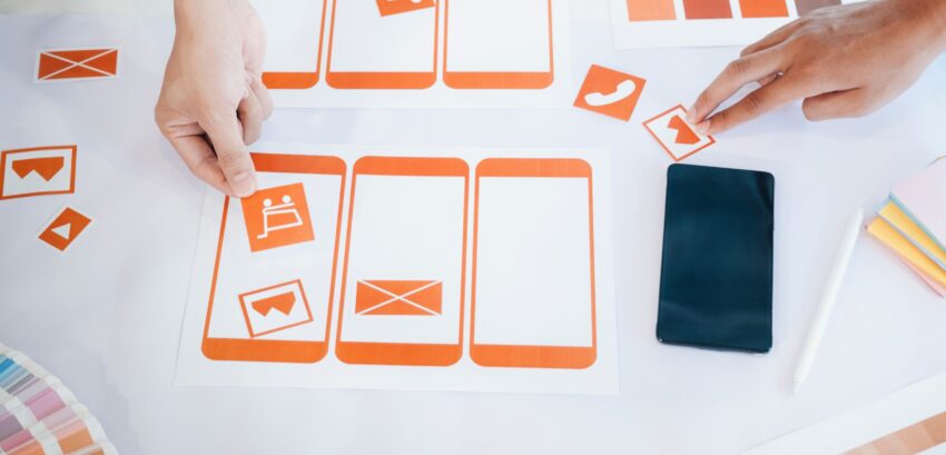 Programmer and UX UI designer working in a software development and coding technologies. Mobile and website design and programing development technology.